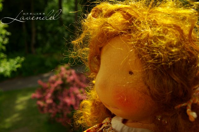 Organic Waldorf doll by Atelier Lavendel