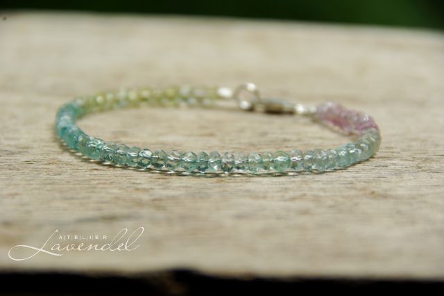Multi Aquamarine Bracelet by Atelier Lavendel. Handmade in Germany.