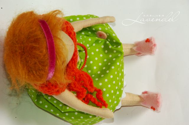 Honey, collectible handmade doll by Atelier Lavendel. Handmade in Germany.