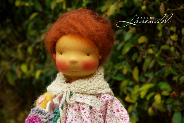 waldorf doll by Atelier Lavendel. Handmade with love and care. Handcrafted in Germany.