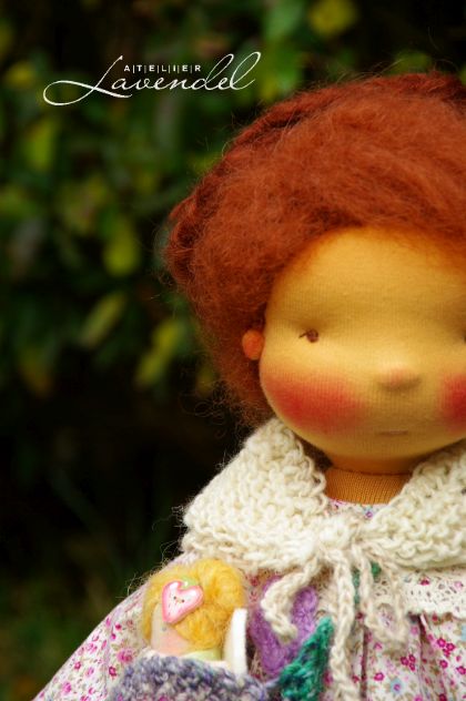 waldorf doll by Atelier Lavendel. Handmade with love and care. Handcrafted in Germany.