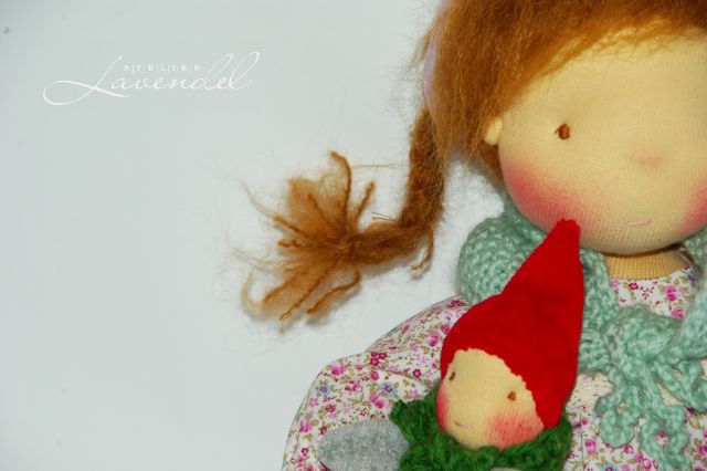 Natural cloth dolls by Atelier Lavendel