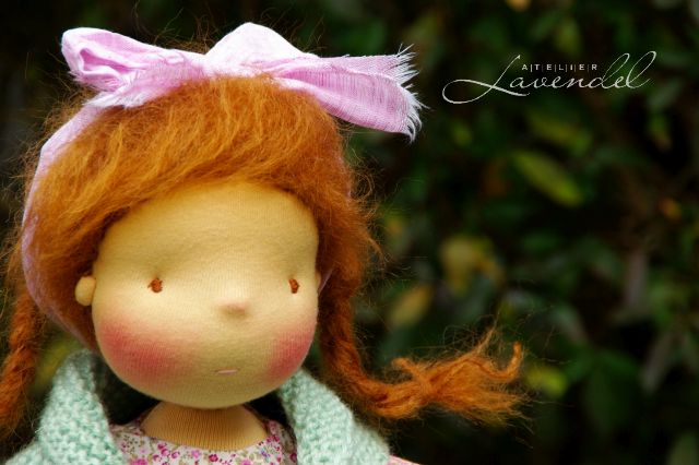 Natural cloth dolls by Atelier Lavendel