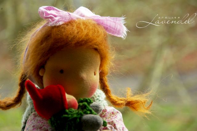 Natural cloth dolls by Atelier Lavendel