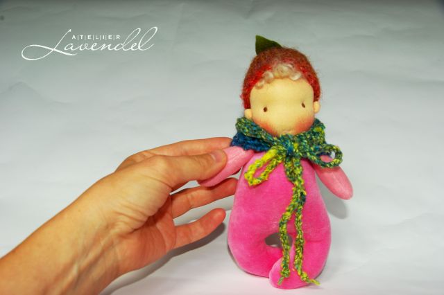 Waldorf Babypuppe by Atelier Lavendel. Handmade in Germany.