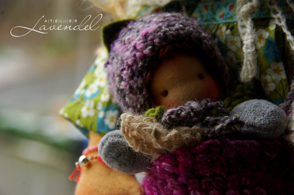 natural fibres art cloth doll, handmade by Atelier Lavendel is lovingly handmade using all natural, organic materials. Handmade in Germany.