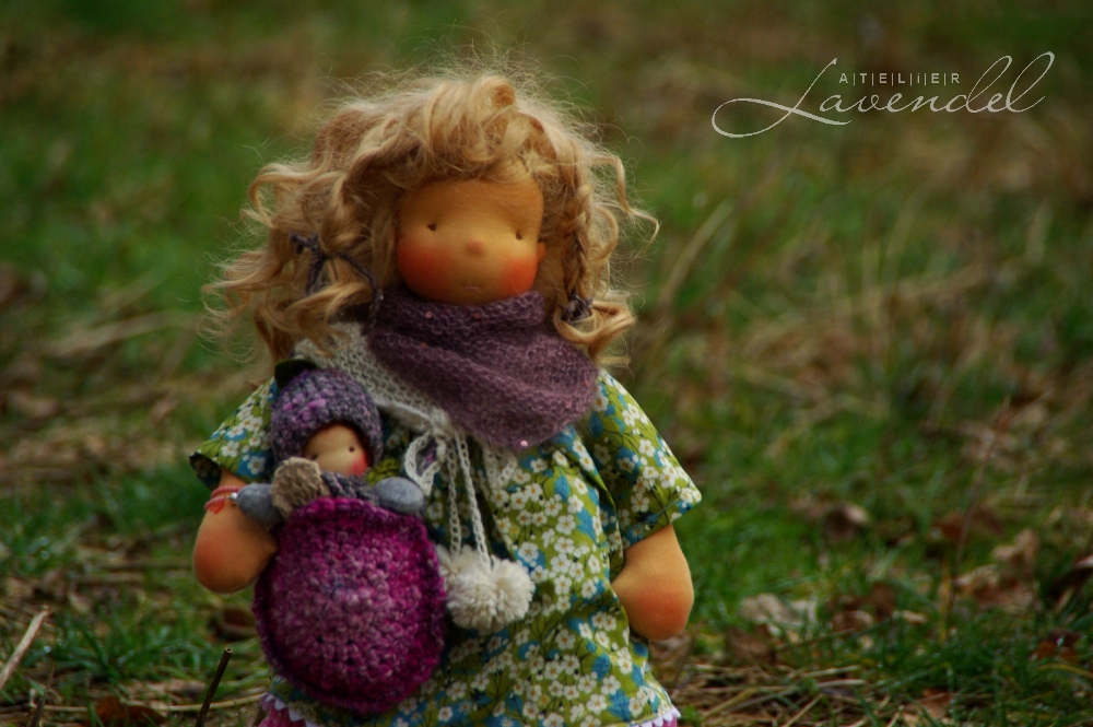 Waldorf inspired ooak dolls by Atelier Lavendel are lovingly handmade with all natural best quality materials. Handmade in Germany.