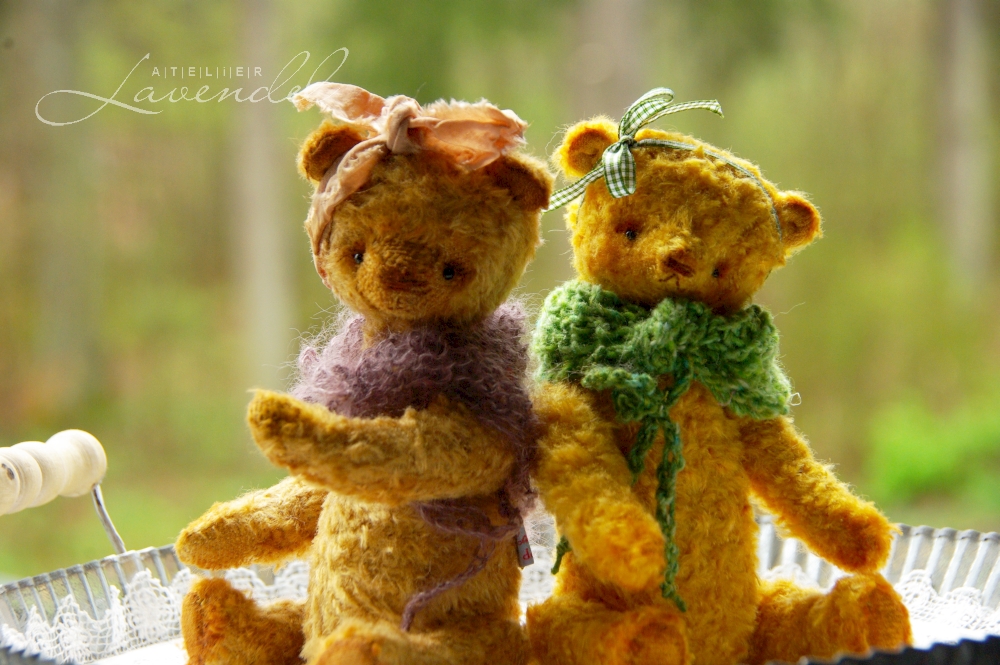 Artist bears by Atelier Lavendel are made with lots of love and care, using natural, high quality materials and original designs. Handmade in Germany.
