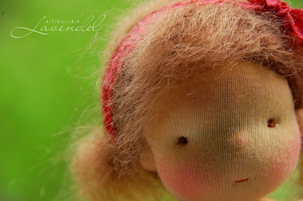 Little Waldorf dolls by Atelier Lavendel are made wit lots of love and care, using all natural organic materials.