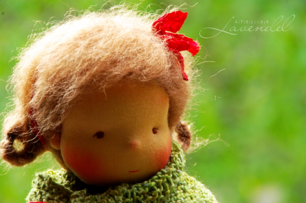 Natural handmade Waldorf dolls, made by Atelier Lavendel are made with all natural organic material and lots of love and attention to details. Handmade in Germany.