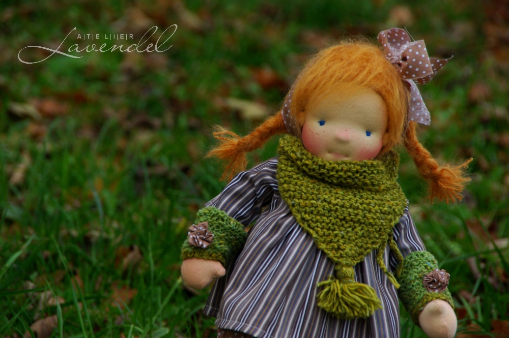 ooak Waldorf doll by Atelier Lavendel, meet Lottie! Standing 16inches (41cm), handmade by Atelier Lavendel with lots of  love and of care. 