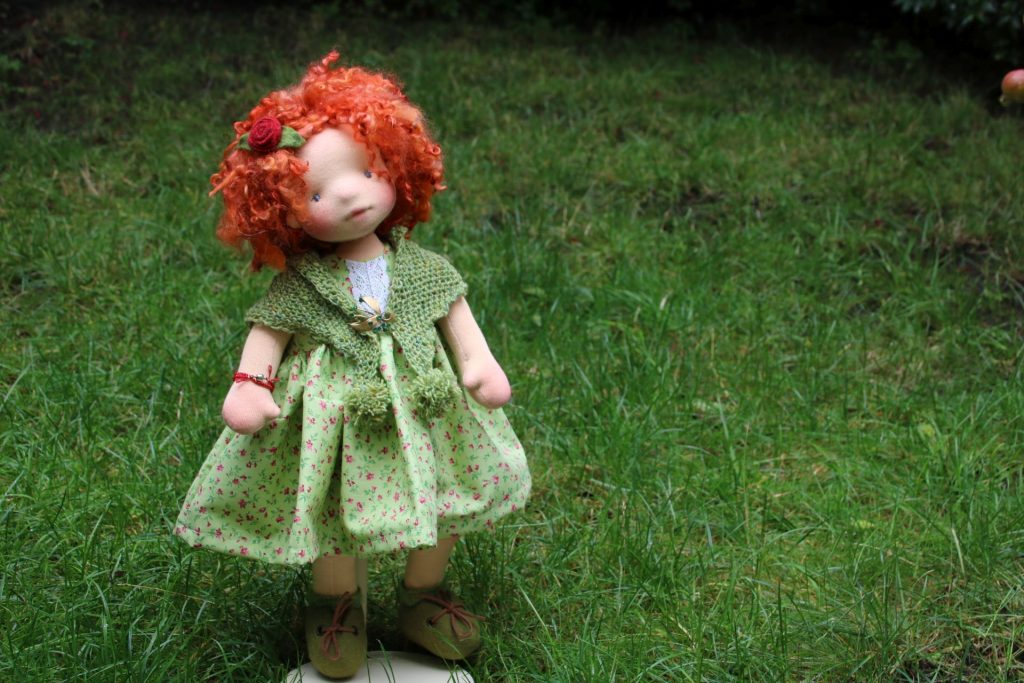Meet Aine and Momo, one of a kind Atelier Lavendel natural fibers art doll. Made with love and care. Handmade in Germany. 